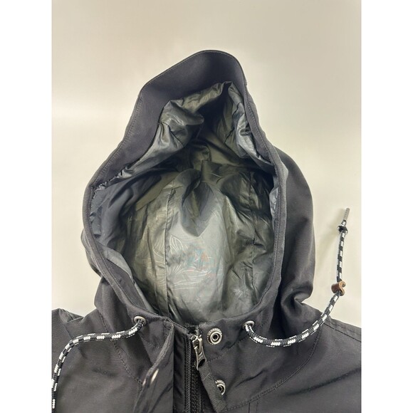 Eddie Bauer Charly Parka Weatheredge Waterproof Rain Jacket Black Women Large - Picture 11 of 16